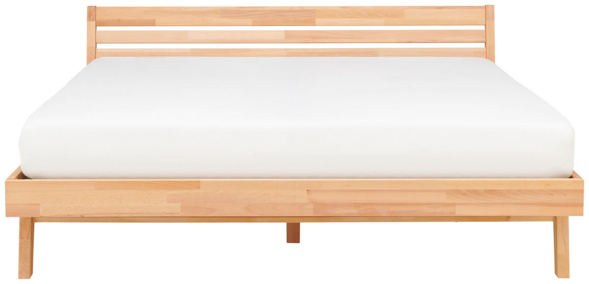 BETT 180/200 cm  in Kernbuche  - Kernbuche, MODERN, Holz (180/200cm) - MID.YOU