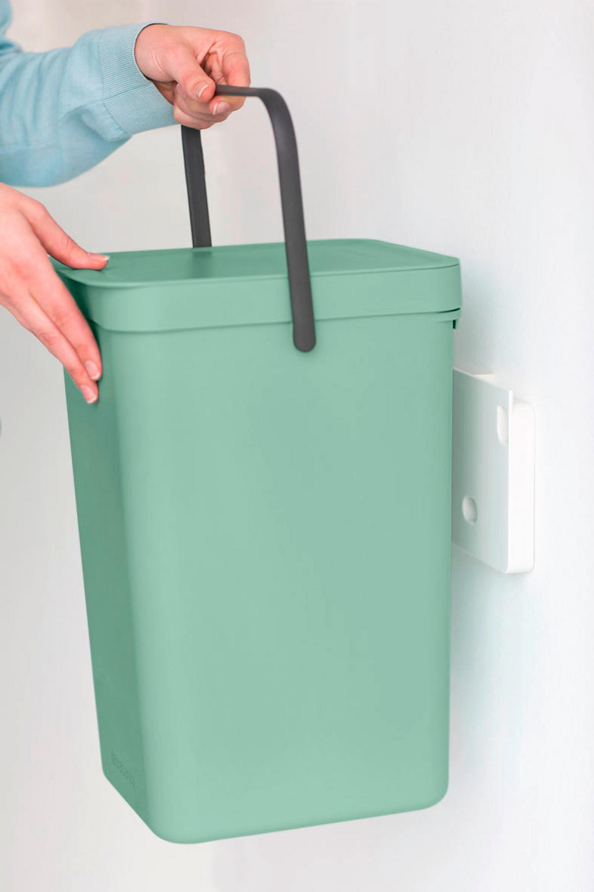ABFALLEIMER SORT & GO 16 L  - Jadegrün, Basics, Kunststoff (22/40.1/27.9cm) - Brabantia