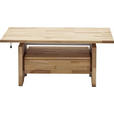 COUCHTISCH Buche vollmassiv 110/70/51-70 cm rechteckig Buchefarben  - Buchefarben, Basics, Holz (110/70/51-70cm) - Linea Natura