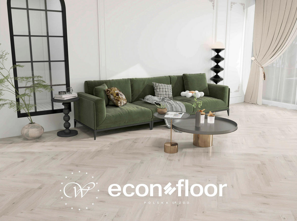 VINYLBODEN Econfloor LA BOHEME 55 COUNTRY WOOD  per  m² - Eiche grau, Basics, Kunststoff/Stein (23/128/0.57cm)