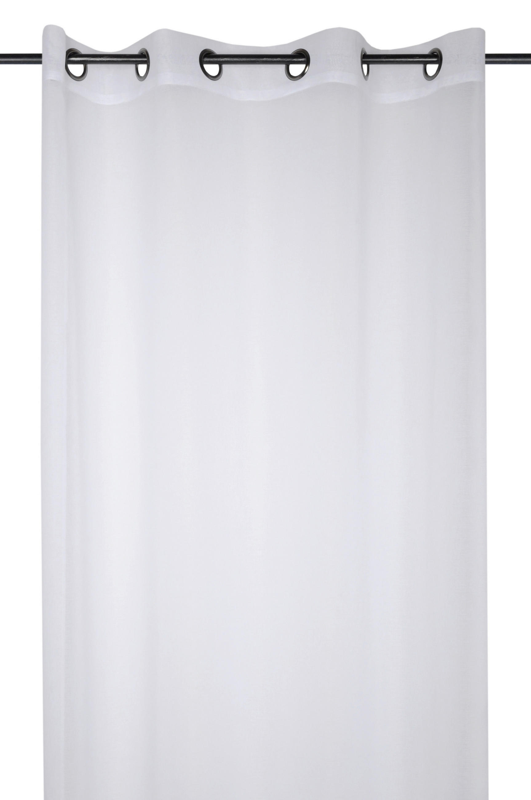 GOTOVA ZAVESA bela   - bela, Osnovno, tekstil (135/260cm)