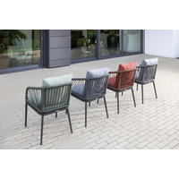 GARTENSESSEL Aluminium Anthrazit  - Anthrazit, Design, Textil/Metall (56/87/63cm)
