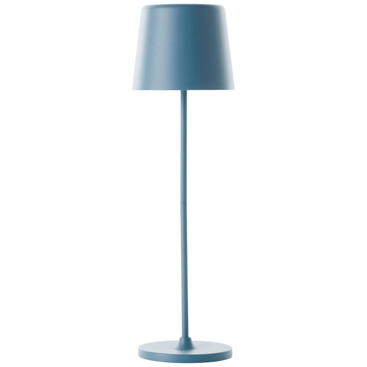 AKKU-TISCHLEUCHTE - Hellblau, Basics, Kunststoff/Metall (10/37cm) - Brilliant