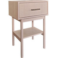 SÄNGBORD i faner ek ek Bianco  - ek Bianco, Modern, trä (45/66/35cm) - Best Price