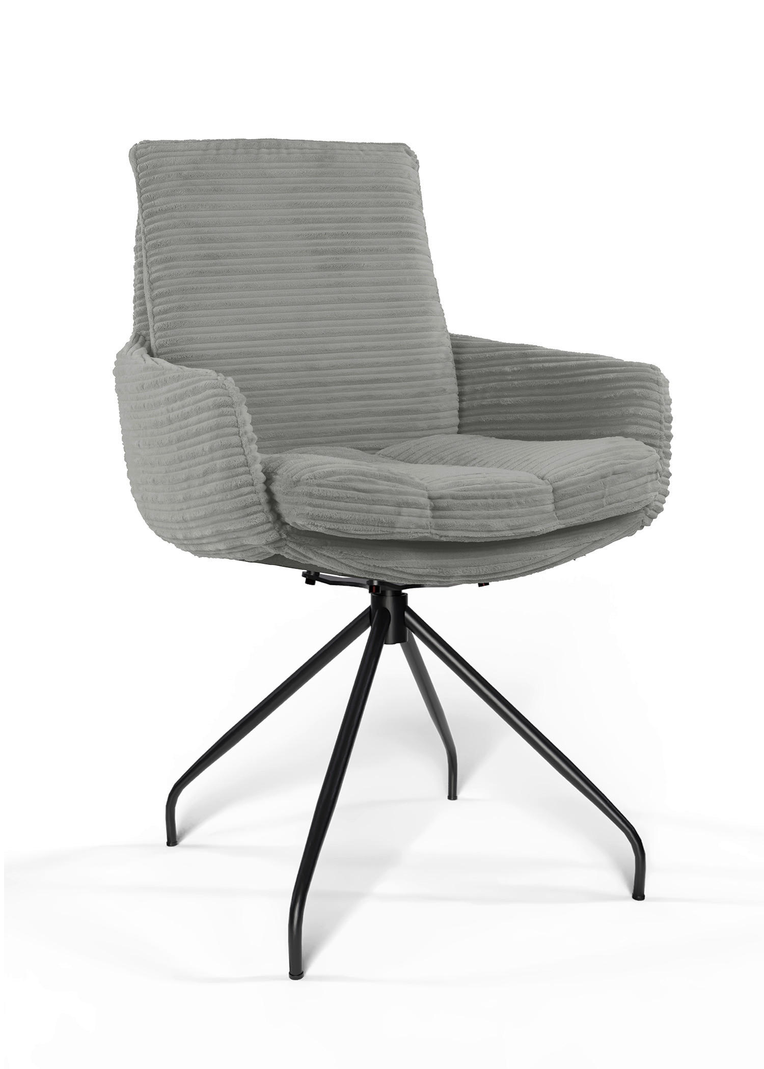 Valdera Armlehnstuhl Grau 60x91x62 cm