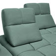 ECKSOFA in Struktur Hellblau  233/313 cm  - Schwarz/Hellblau, Design, Kunststoff/Textil (233/313cm) - Emilio Belluti