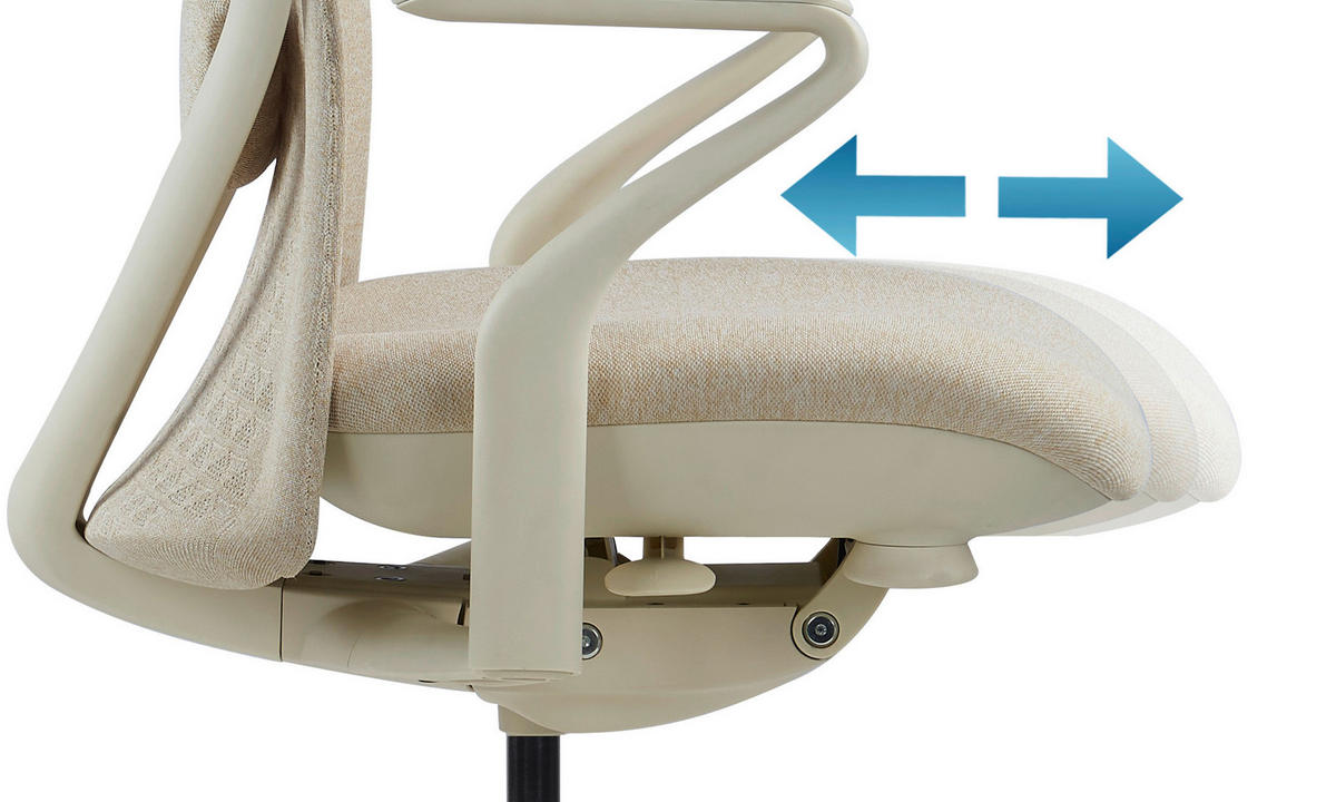 DREHSTUHL Flachgewebe Beige  - Beige, MODERN, Kunststoff/Textil (63/111/67cm) - MID.YOU