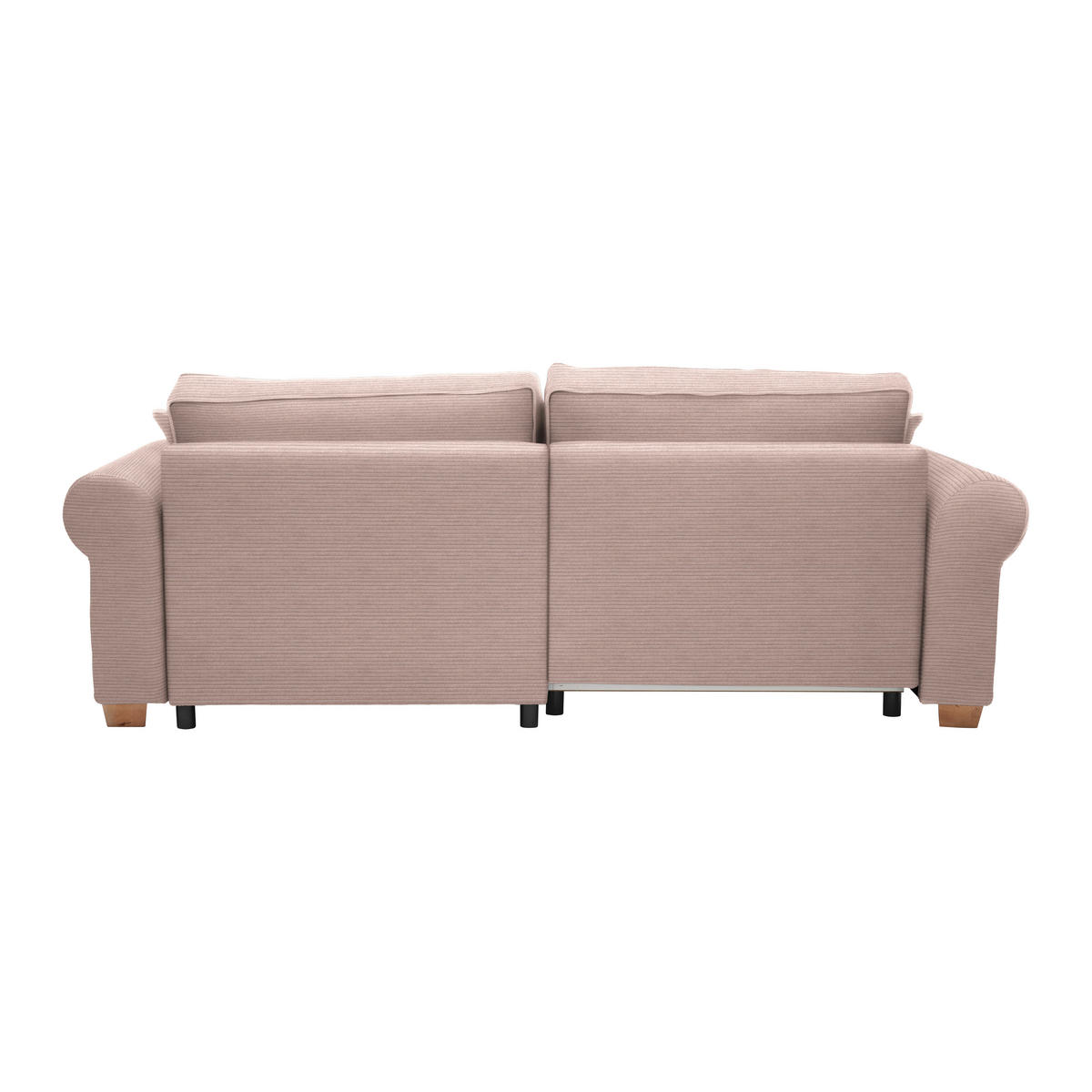 HÖRNSOFFA i rosa  - rosa, Modern, trämaterial/trä (255/185cm) - MID.YOU