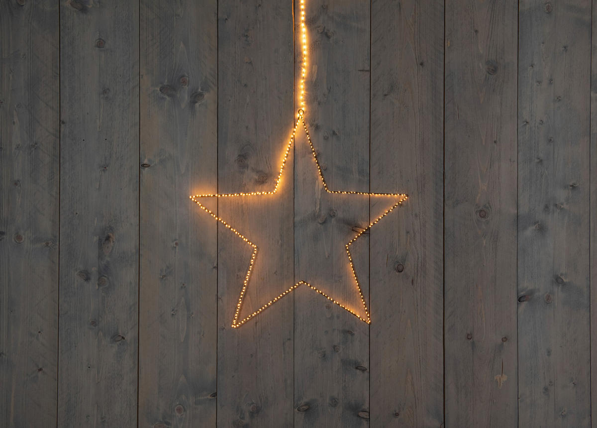 LED-DEKOLEUCHTE   - Schwarz, Design, Metall (56cm) - X-Mas