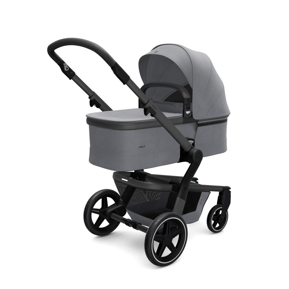 LIEGEWANNE Hub+  - Grau, Basics, Textil (40/34-61/82cm) - Joolz