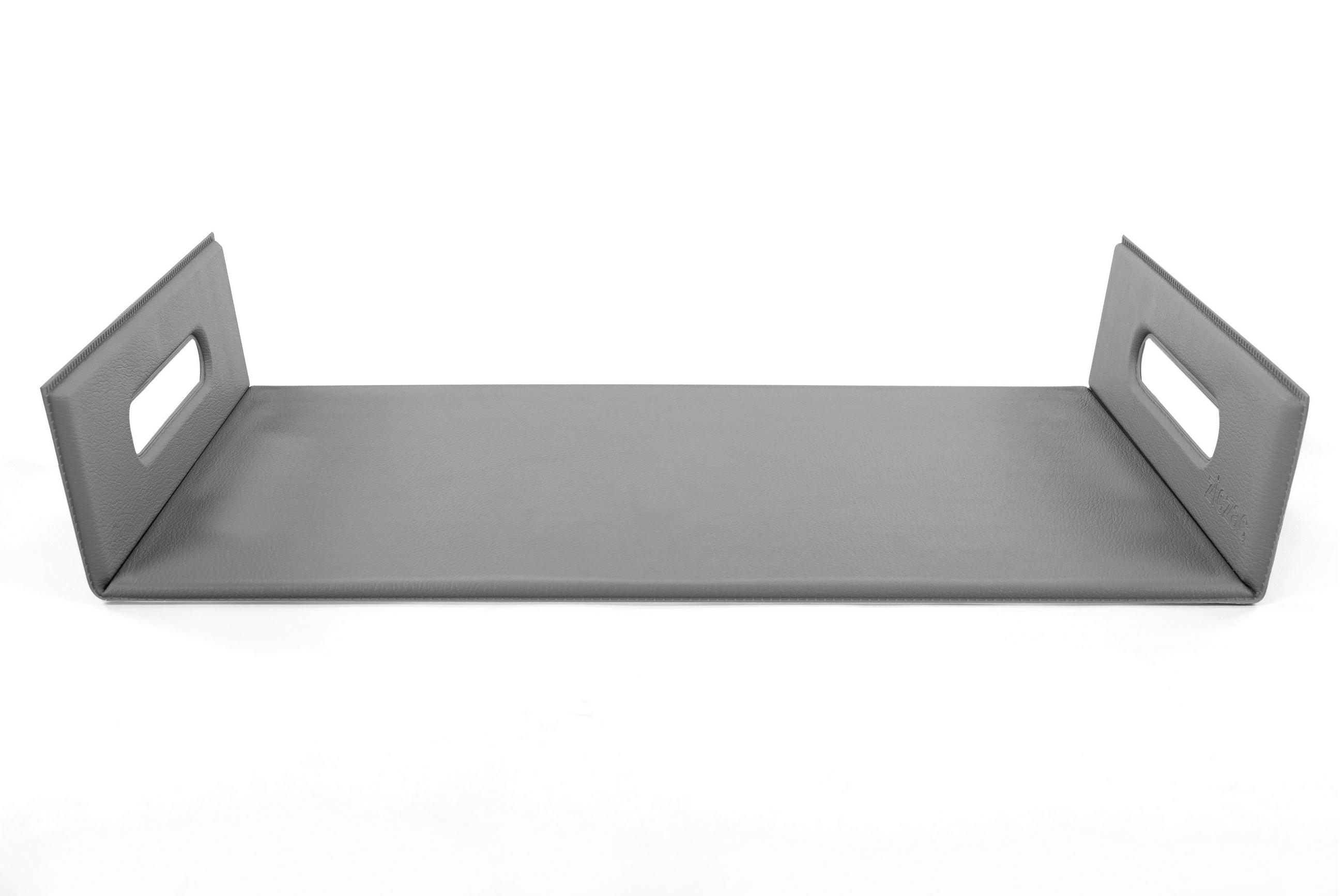 POSLUŽAVNIK  57/45 cm            - siva, Osnovno, tekstil (57/45cm) - ZICZAC