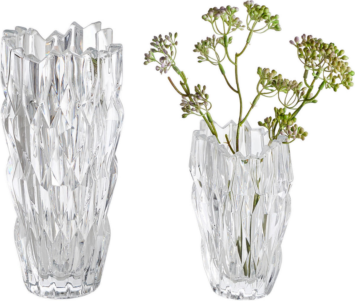 VAZA QUARTZ, 16 CM    steklo  - prozorno, Basics, steklo (16cm) - Nachtmann