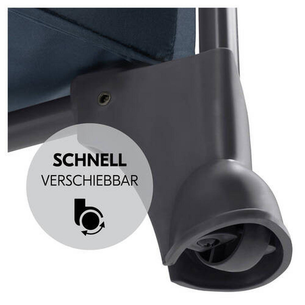 REISEBETT Play N Relax Center Blau  - Blau, Basics, Kunststoff/Textil (79/78/129cm) - Hauck