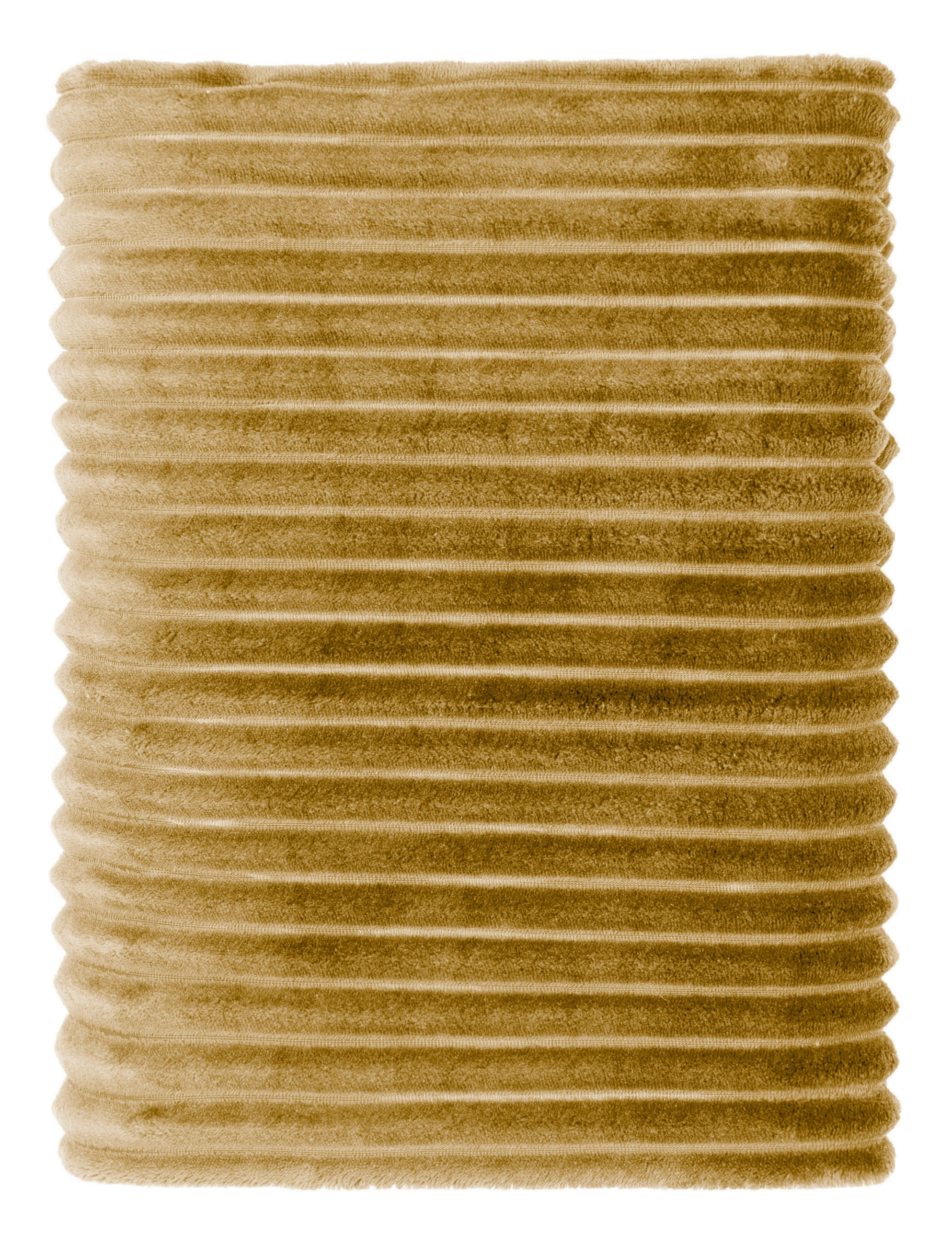 KUSCHELDECKE 130/170 cm  - Senfgelb, Basics, Textil (130/170cm)