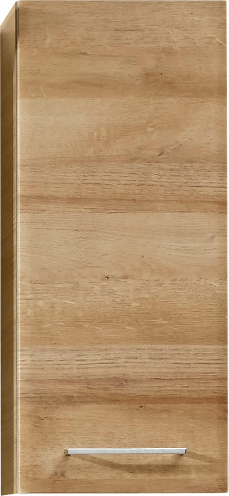 HÄNGESCHRANK 30/70/20 cm  - Chromfarben/Eichefarben, KONVENTIONELL, Glas/Holzwerkstoff (30/70/20cm) - Xora