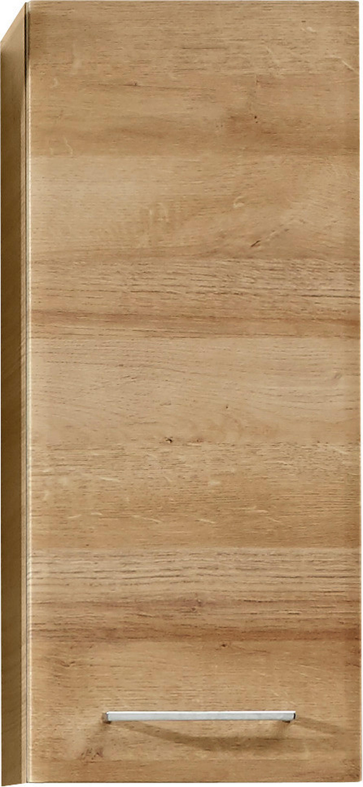 HÄNGESCHRANK 30/70/20 cm  - Chromfarben/Eichefarben, KONVENTIONELL, Glas/Holzwerkstoff (30/70/20cm) - Xora