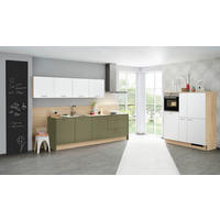 EINBAUKÜCHE   - Eichefarben/Magnolie, Design, Holzwerkstoff - Dieter Knoll