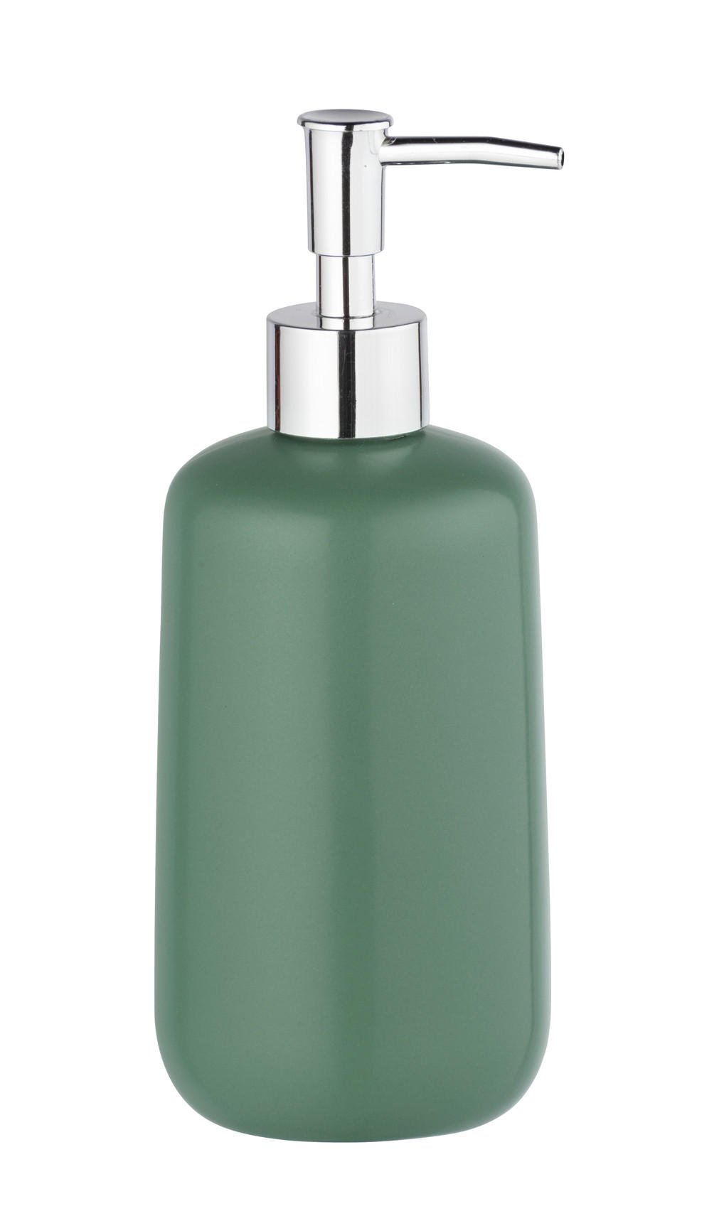 Seifenspender Allstar Keramik/ Kunststoff Grün B/h/t 8/20/7,7