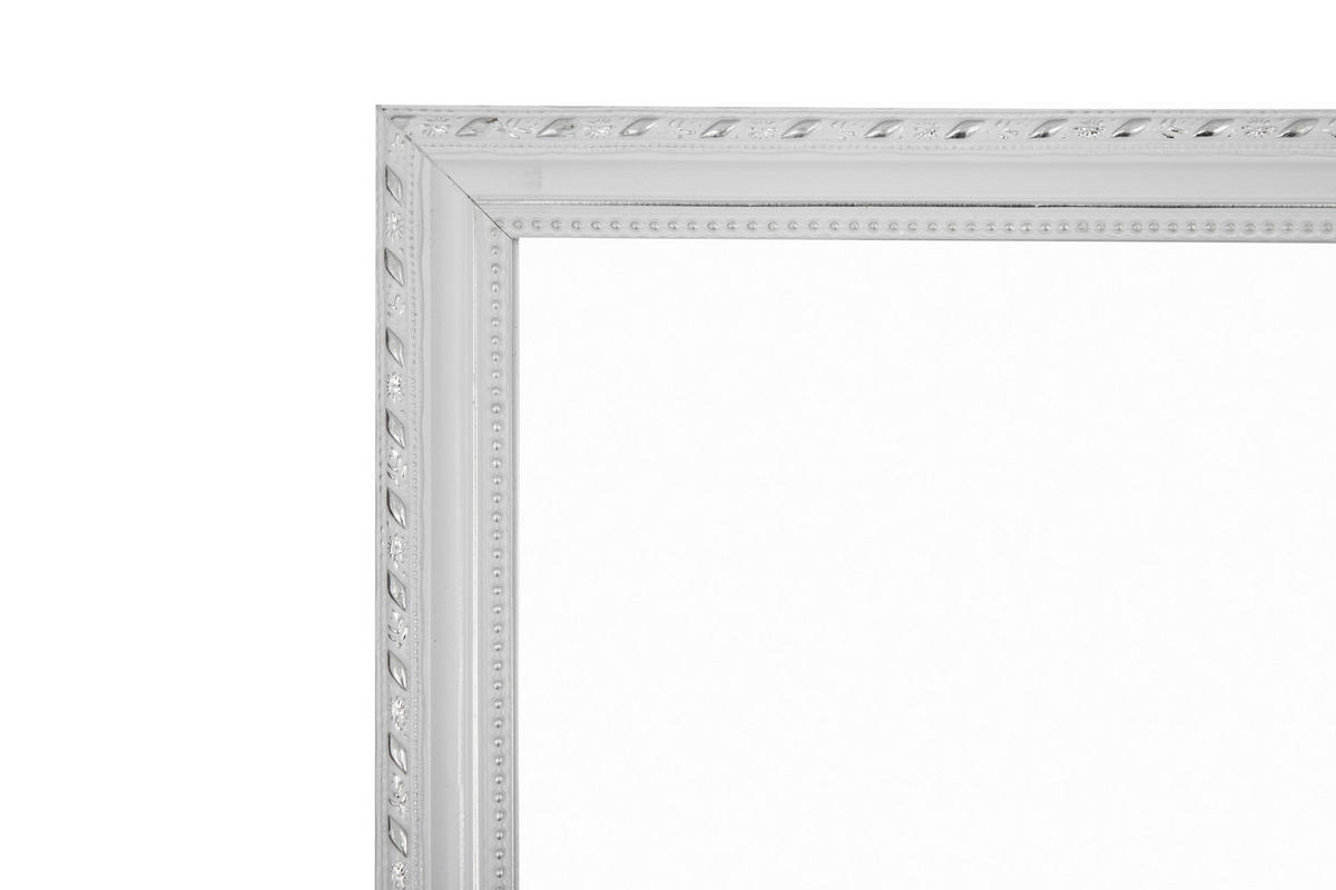 STANDSPIEGEL 34/160/3,8 cm  - Weiß, LIFESTYLE, Glas/Holz (34/160/3,8cm) - Carryhome