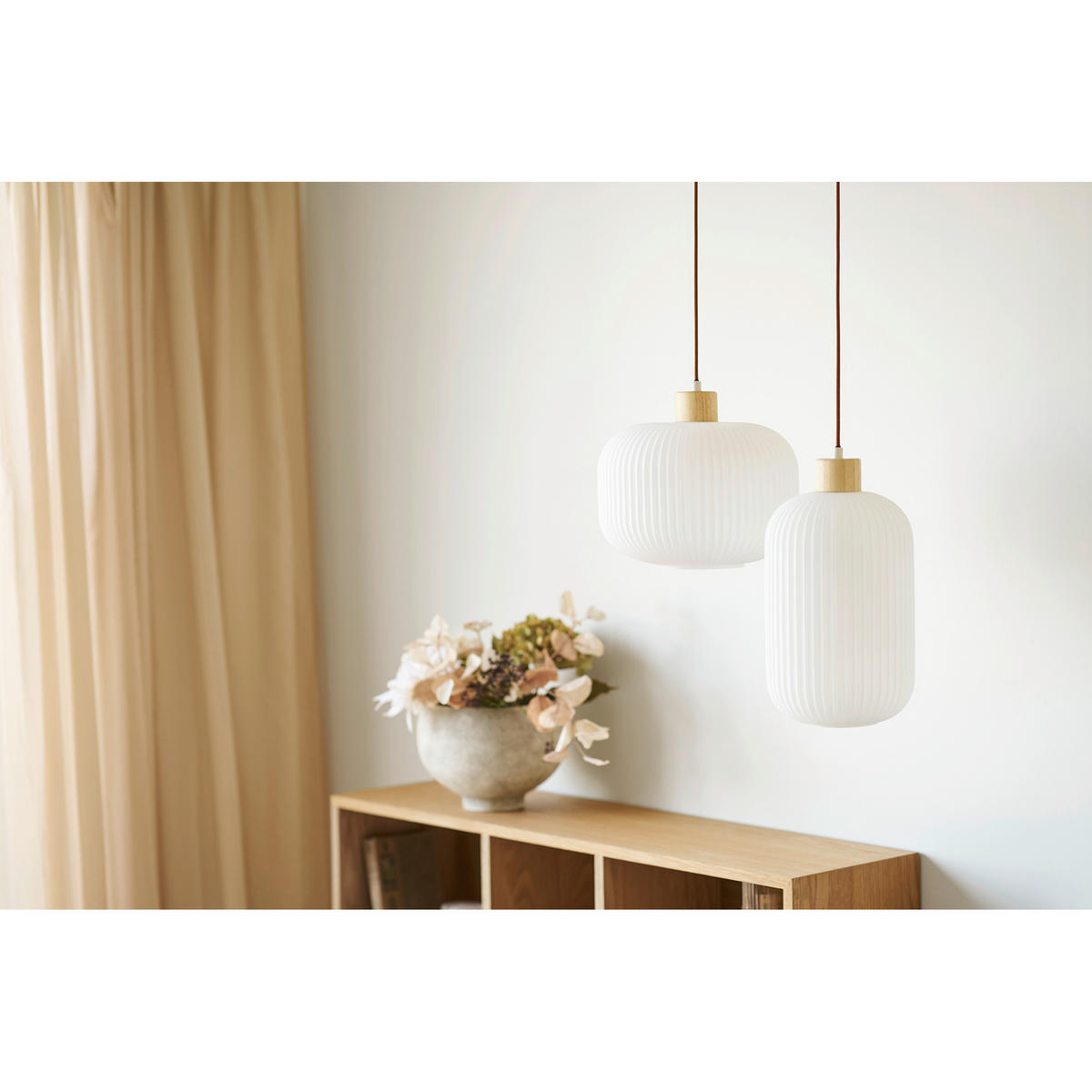 KUNSTBLUME - Multicolor/Creme, Basics, Kunststoff (30,5/67/25,5cm)