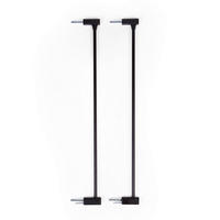 TÜRSCHUTZGITTER Schrauben  - Schwarz, Basics, Metall (78/13/50cm) - Childhome