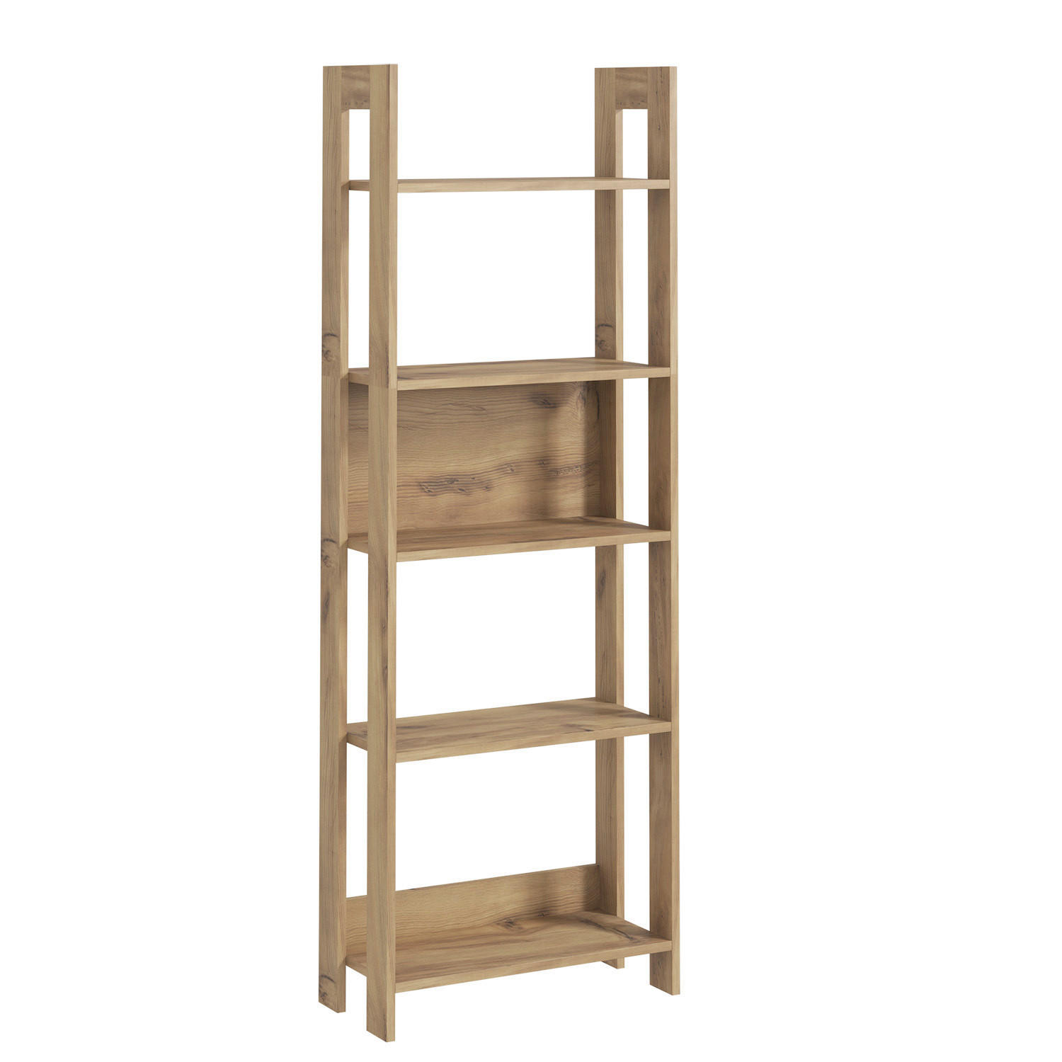 Livetastic Regal Country Bücherregal Nussbaum 64x180x30 cm