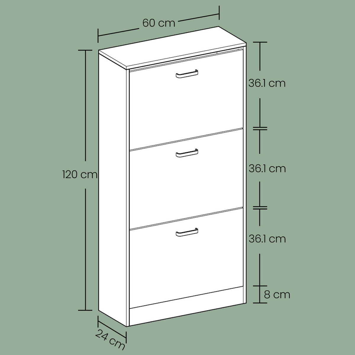 REGÁL NA BOTY, bílá, 60/120/24 cm - bílá/barvy stříbra, Trend, kov/kompozitní dřevo (60/120/24cm) - Boxxx