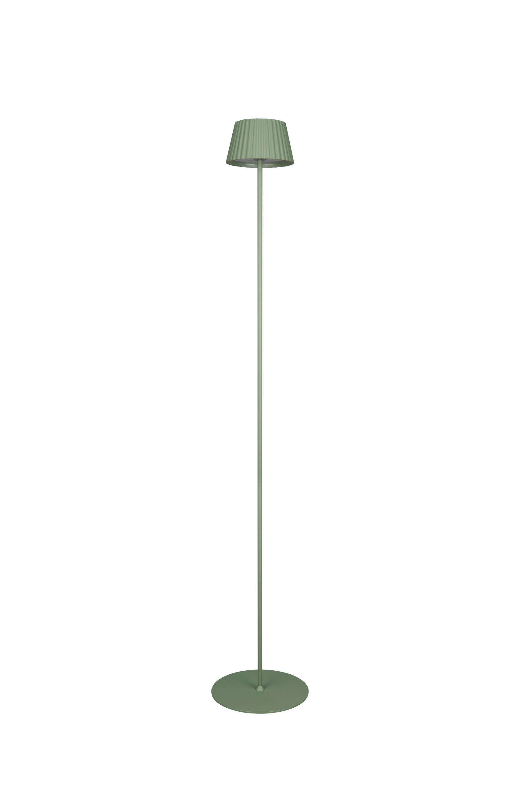 AKKU-STEHLEUCHTE Suarez 13,5/123 cm  - Grün, Design, Metall (13,5/123cm)