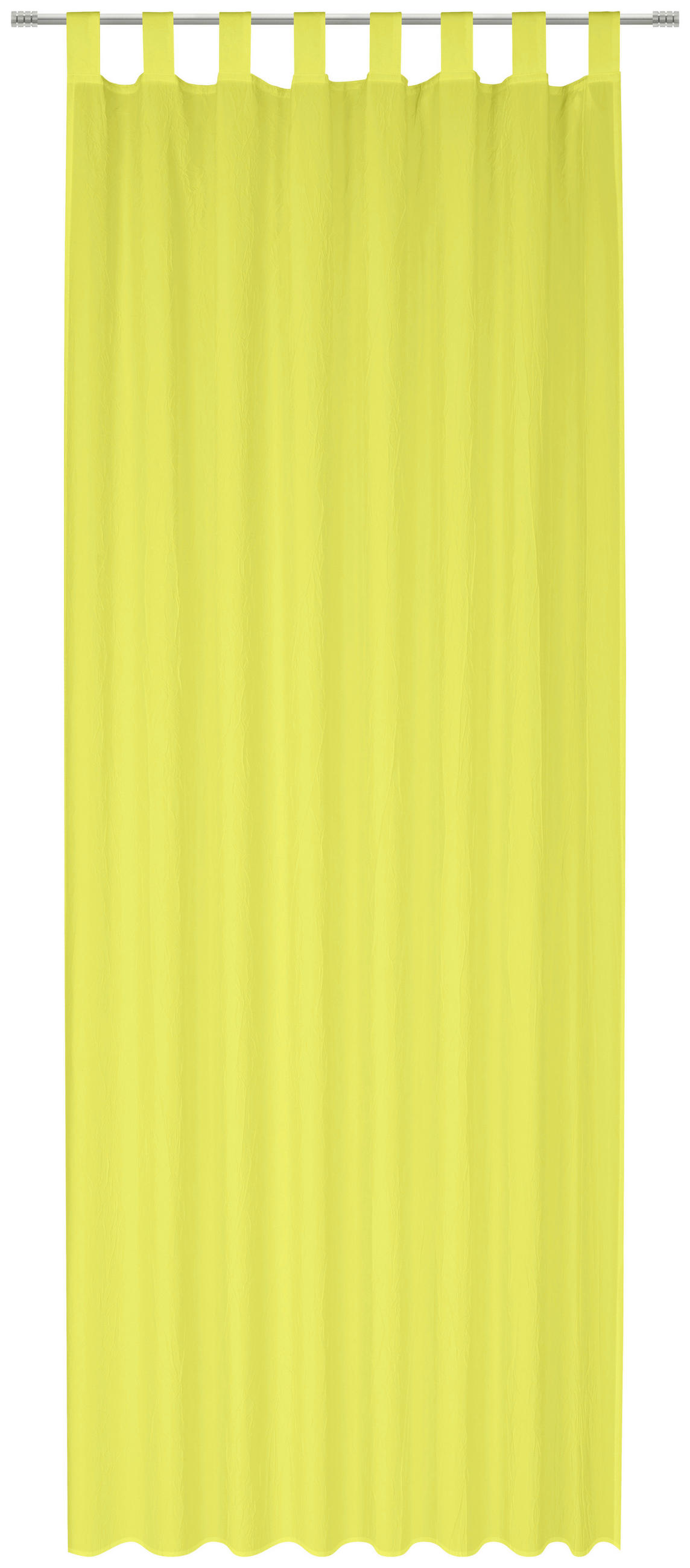 ZAVJESA S OMČAMA boje limete  135/245 cm  - boje limete, Design, tekstil (135/245cm) - Boxxx