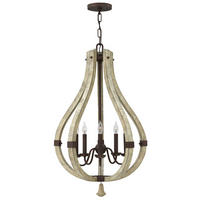 TAKKRONA Elstead HK-Middlefield 50.8/81.3 cm  - rostfärgad, Romantik / Lanthus, metall/trä (50.8/81.3cm) - Elstead Lighting