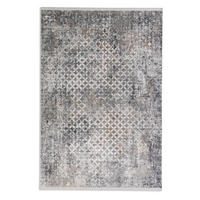WEBTEPPICH 80/150 cm Positano Grau, Goldfarben  - Goldfarben/Grau, Design (80/150cm) - Novel