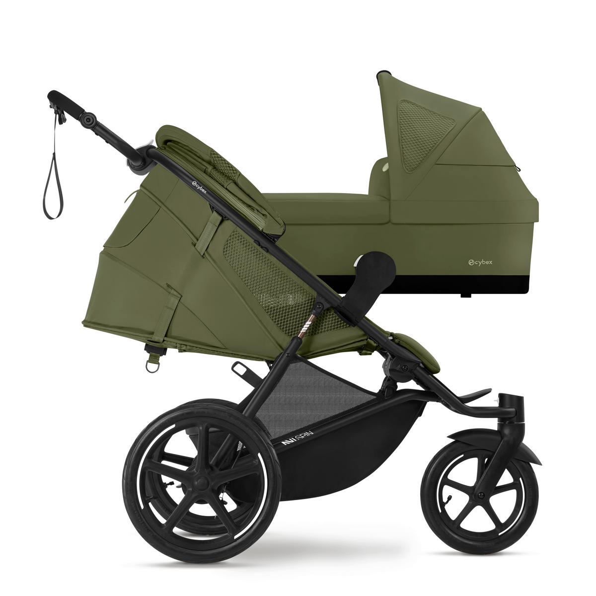 JOGGER Avi Spin  - Olivgrün, Basics, Textil (118.5/68.5/113cm) - cybex GOLD