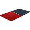 BADEMATTE Rot 60/100 cm  - Rot, Basics, Kunststoff/Textil (60/100cm) - Grund