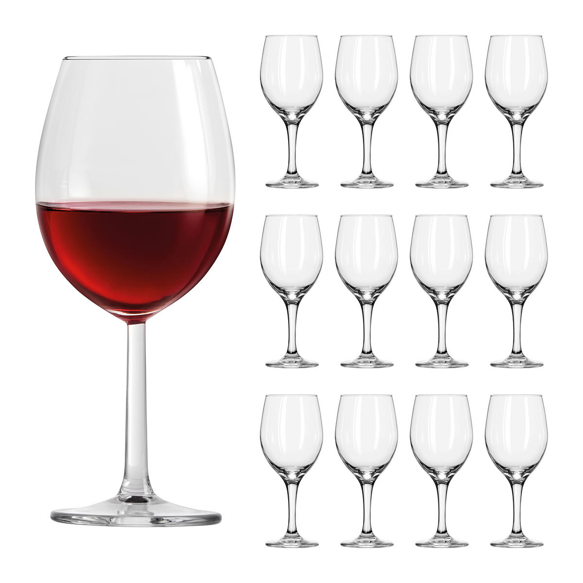GLÄSERSET PERCEPTION  12-teilig  - Klar, Basics, Glas (10/22,5cm)