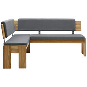 KOTNA KLOP, les, tekstil hrast, siva - siva/hrast, Konvencionalno, tekstil/les (167/192cm) - Voleo