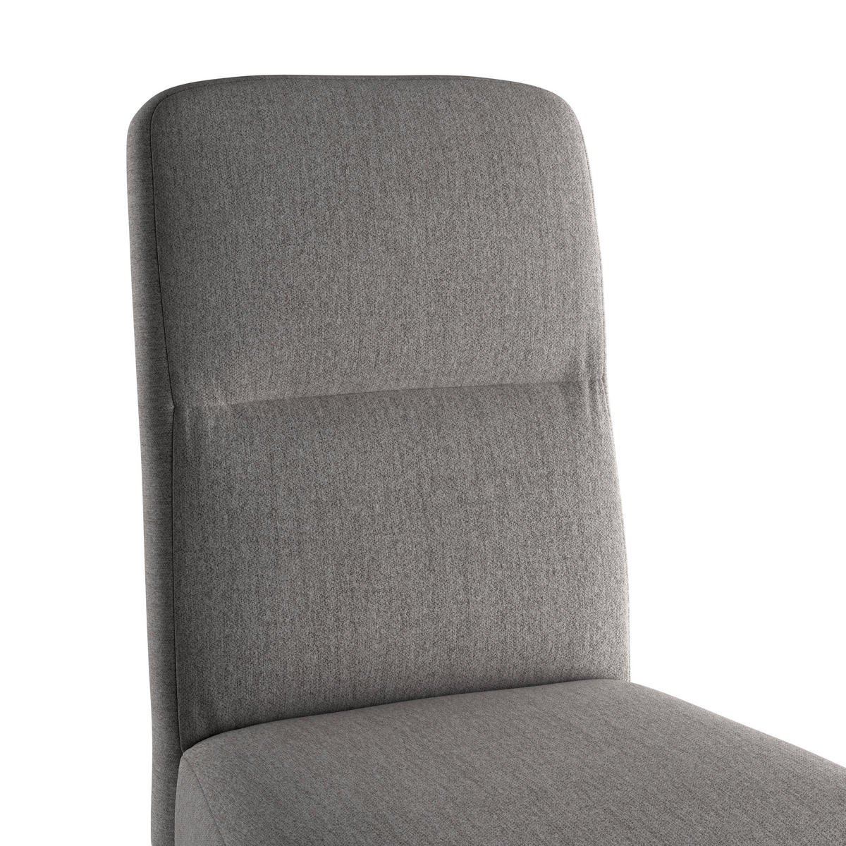 STUHL - Eichefarben/Grau, KONVENTIONELL, Holz/Textil (43/91/58cm) - Livetastic