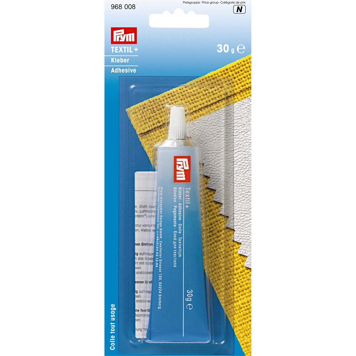 TEXTILKLEBER - Transparent, Basics (4.7/19.5/3.5cm)