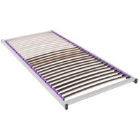 LATTENROST 2023 120/200 cm Birke, Buche  - Dunkelgrau/Grau, Konventionell, Holz (120/200cm) - Träumeland