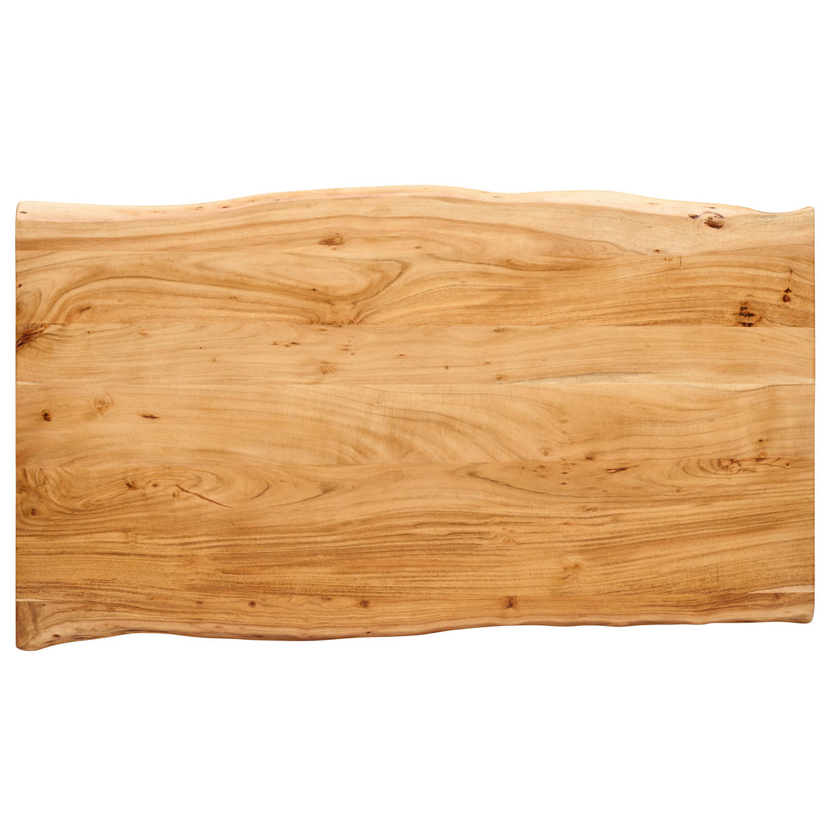 ESSTISCH 160/90/76 cm Echtholz  Holz rechteckig Naturfarben  - Schwarz/Naturfarben, MODERN, Holz/Metall (160/90/76cm) - P & B