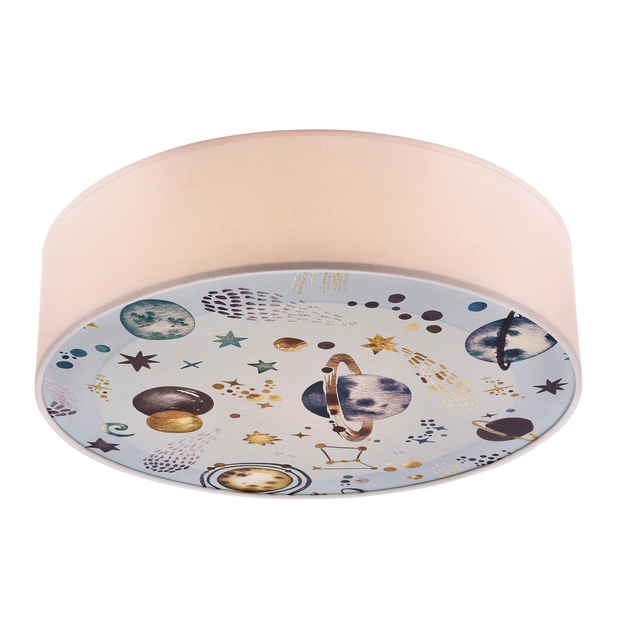 KINDERDECKENLEUCHTE 38/38/14 cm   - Multicolor/Weiß, KONVENTIONELL, Kunststoff/Metall (38/38/14cm)