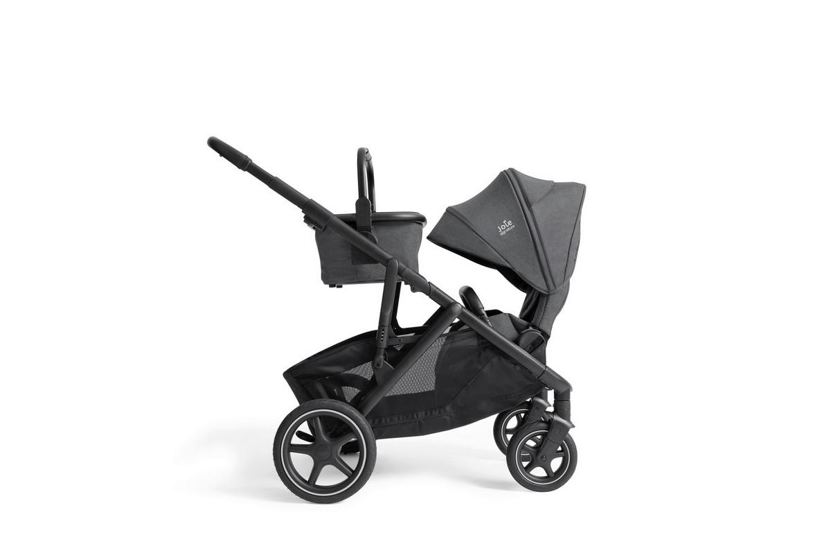 KINDERWAGENSET  Versiti 4in1  Ebony  - Blaugrau/Schwarz, Basics, Textil/Metall (64/109/114cm) - Joie
