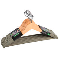KLEIDERBÜGEL Holz  - Hellbraun/Grau, Basics, Holz (45/10/1.2cm) - Kesper