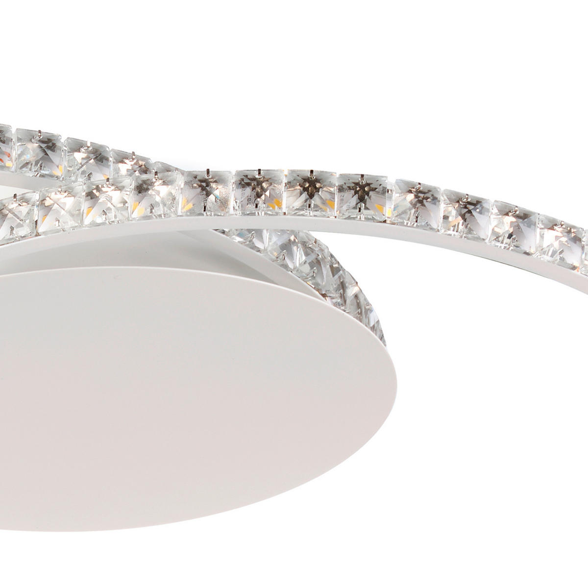 LED-DECKENLEUCHTE 50/10/43 cm   - Weiß, Design, Metall (50/10/43cm)