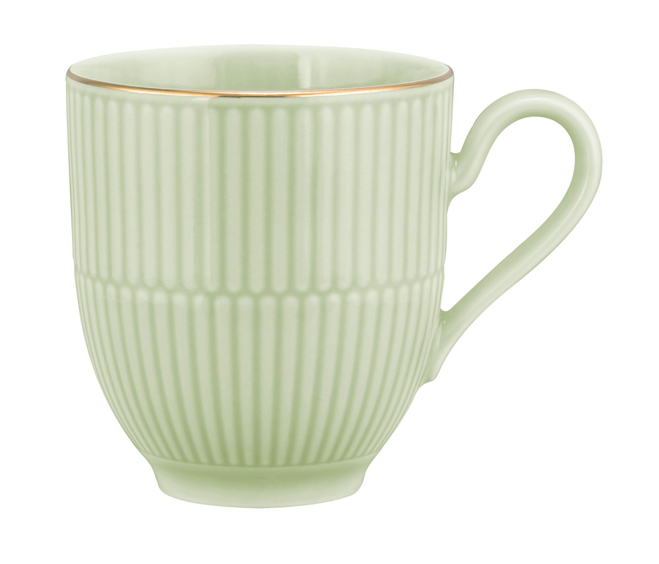 VELIKA ŠALICA ZA KAVU    Amina  - boje kadulje/zlatne boje, Basics, keramika (0,35l) - Seltmann Weiden