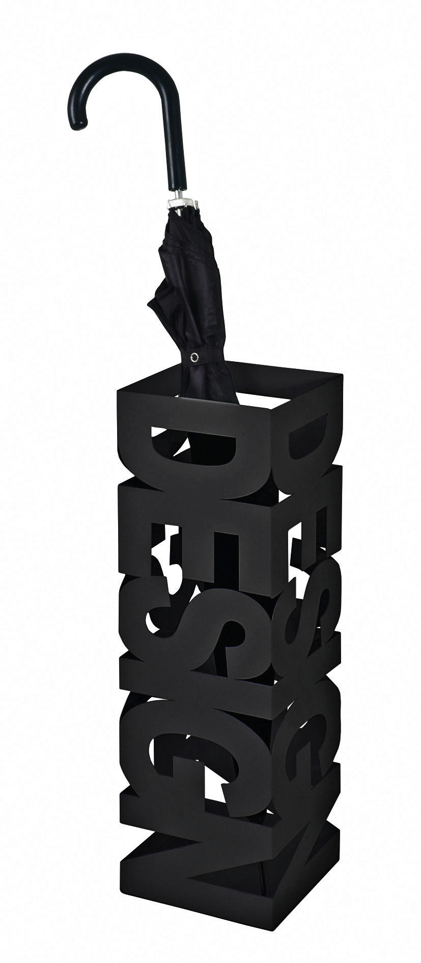 PARAPLYSTÄLL - svart, Design, metall (16/48/16cm)