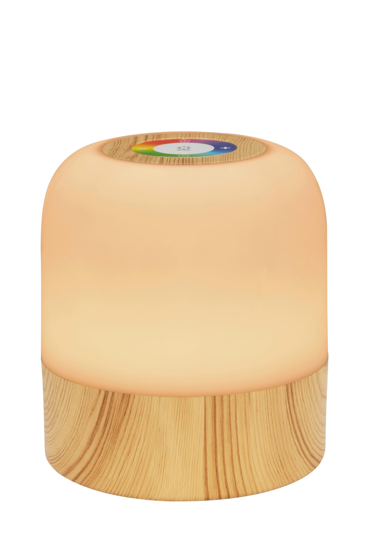 AKKU-TISCHLEUCHTE 7/8 cm   - Eschefarben/Weiß, LIFESTYLE, Kunststoff (7/8cm) - Novel