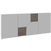 SIDEBOARD  192/82/45 cm  - Wildeiche/Schwarz, Design, Glas/Holz (192/82/45cm) - Voglauer