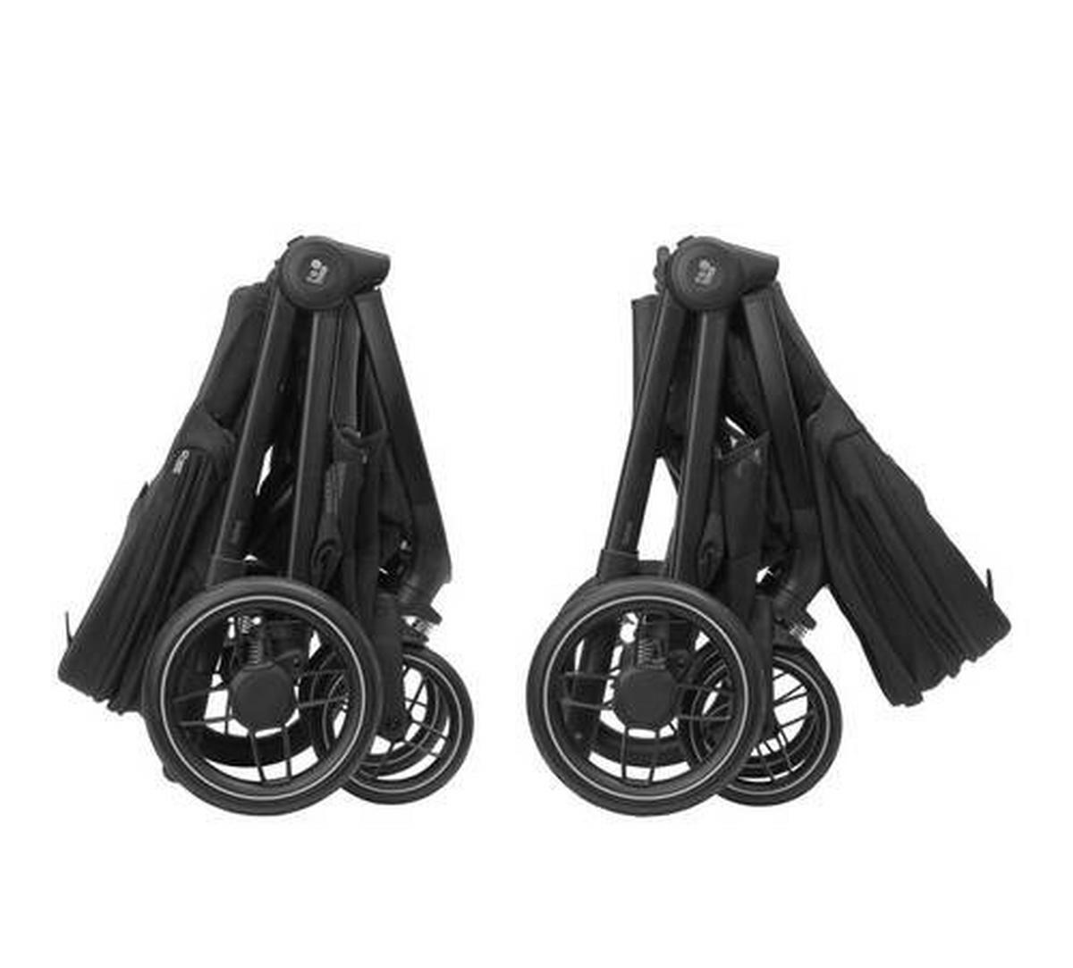 KINDERWAGENSET  Oxford Plus Bundle  Twillic Black  - Schwarz, Basics - Maxi-Cosi