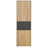 GARDEROBENSCHRANK - Eichefarben/Anthrazit, Natur, Holz/Metall (60/196/39cm) - Valnatura GARDEROBENSCHRANK - Eichefarben/Anthrazit, Natur, Holz/Metall (60/196/39cm) - Valnatura