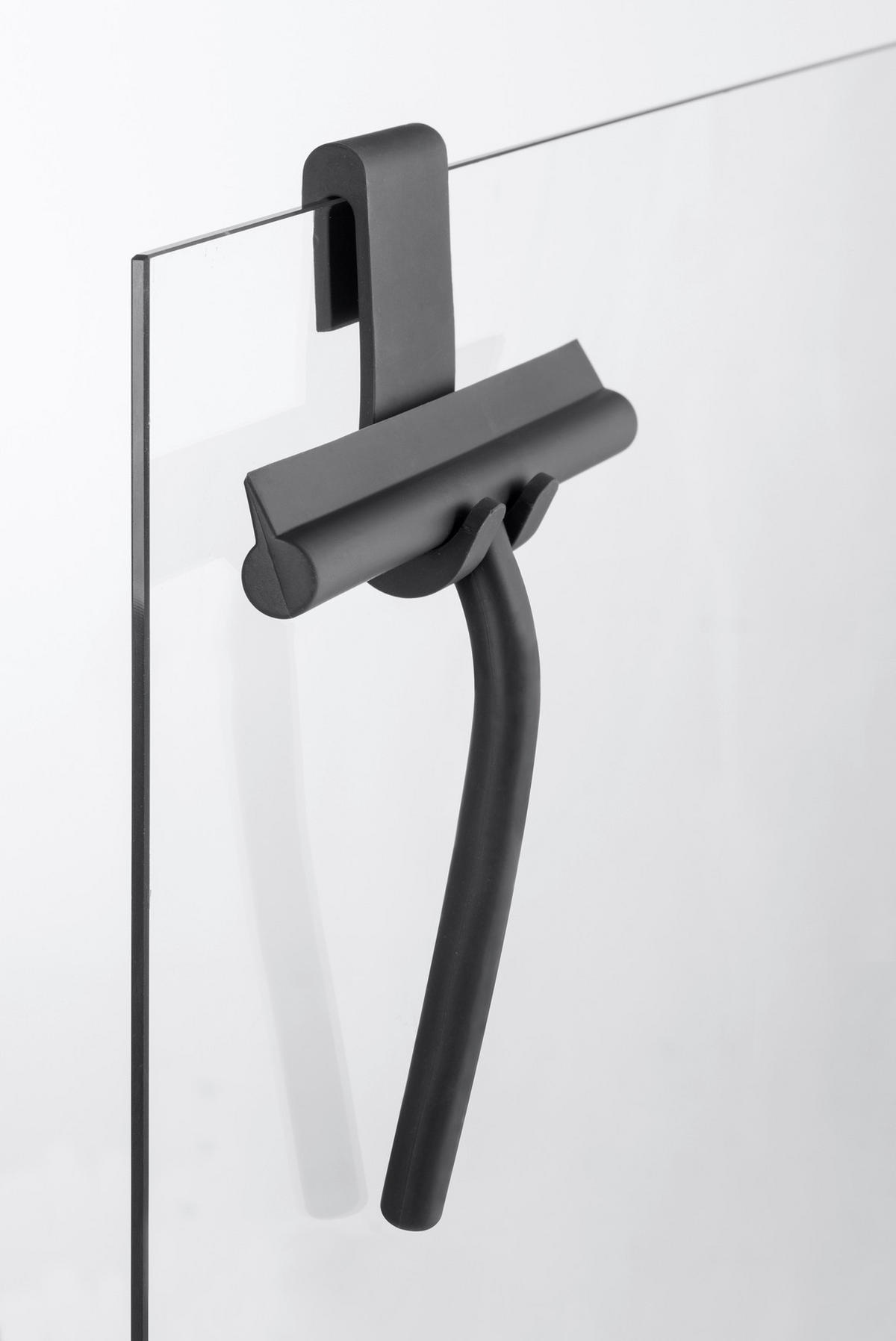 DUSCHABZIEHER - Schwarz, KONVENTIONELL, Kunststoff (21/25,5/4cm) - Schöner Wohnen